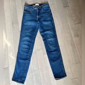 Sezane Women's Straight Leg Jeans - Dark Blue